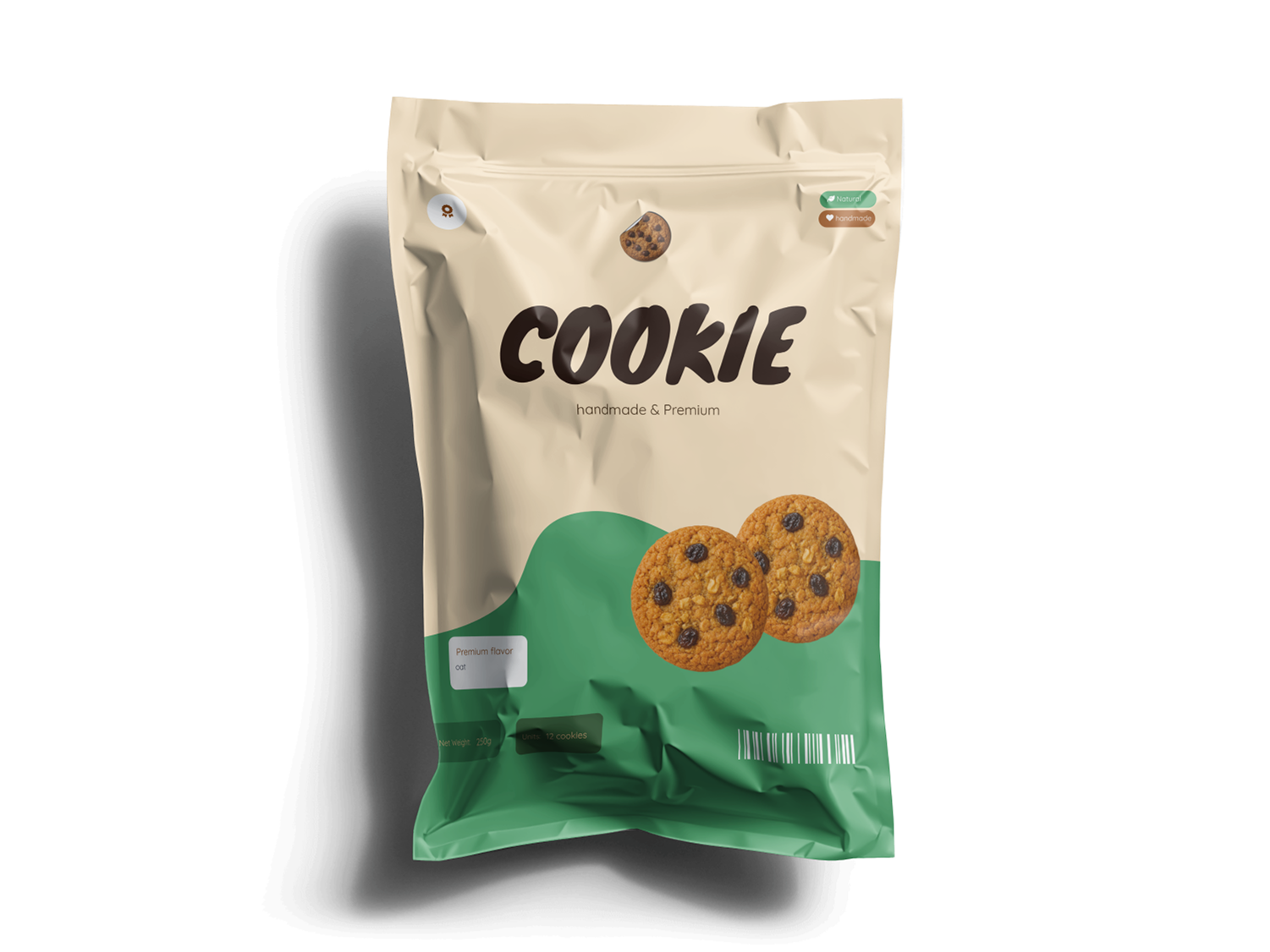 Vegan Cookie with Chocolate Chips